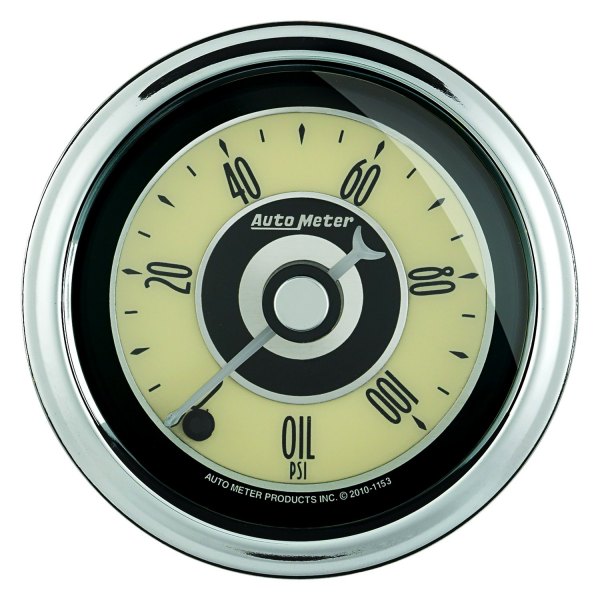 Auto Meter® - Cruiser AD Series 2-1/16" Oil Pressure Gauge, 0-100 PSI