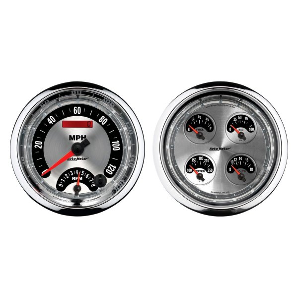 Auto Meter® - American Muscle Series 5" Quad and Tachometer/Speedometer Gauge