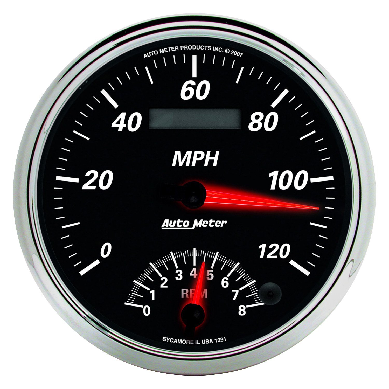 Auto Meter® 1291 Designer Black II Series 5" Tachometer/Speedometer