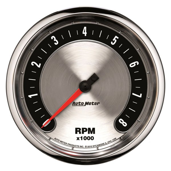 Auto Meter® - American Muscle Series 5" In-Dash Tachometer Gauge, 0-8,000 RPM