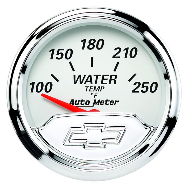 Auto Meter® - Chevy Vintage Series 2-1/16" Water Temperature Gauge, 100-250 F