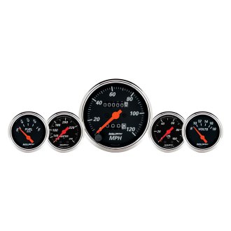 Auto Meter® - Designer Black™ In-Dash Gauge Kit