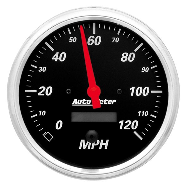 Auto Meter® - Designer Black Series 5" Speedometer Gauge, 0-120 MPH