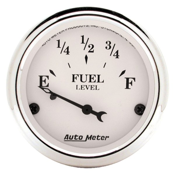 Auto Meter® - Old Tyme White Series 2-1/16" Fuel Level Gauge