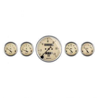 Auto Meter® - Antique Beige™ In-Dash Gauge Kit