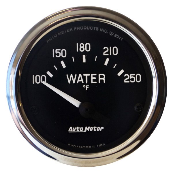 Auto Meter® - Cobra Series 2-1/16" Water Temperature Gauge, 100-250 F