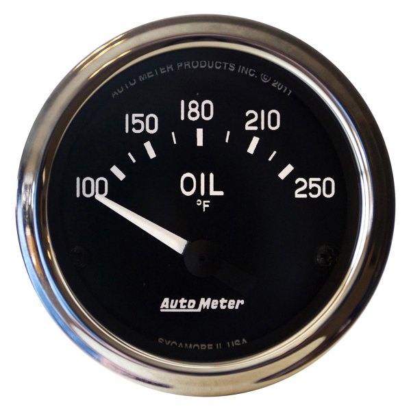 Auto Meter® - Cobra Series 2-1/16" Oil Temperature Gauge, 100-250 F