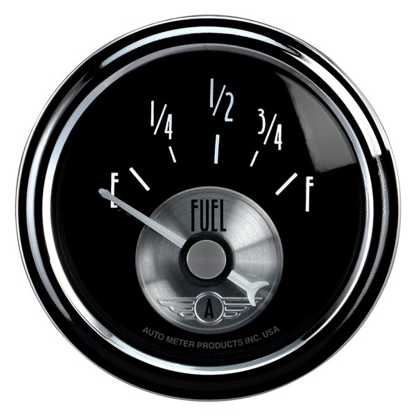 Auto Meter® - Prestige Black Diamond Series 2-1/16" Fuel Level Gauge
