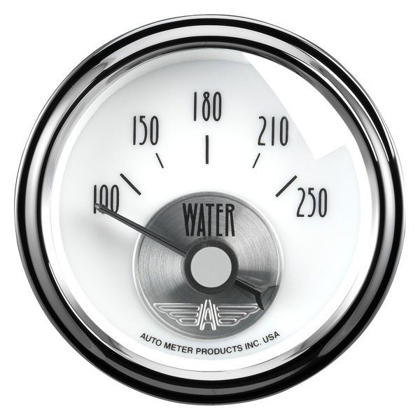 Auto Meter® - Prestige Pearl Series 2-1/16" Water Temperature Gauge, 100-250 F