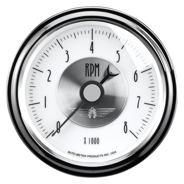 Auto Meter® - Prestige Pearl Series 3-3/8" In-Dash Tachometer Gauge, 0-8,000 RPM