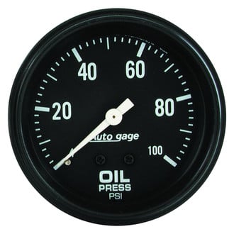 Auto Meter® - Auto Gage Series Oil Pressure Gauges
