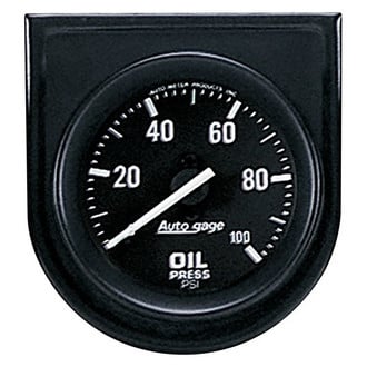 Auto Meter® - Auto Gage Series 2-1/16" Oil Pressure Gauge, 0-100 PSI