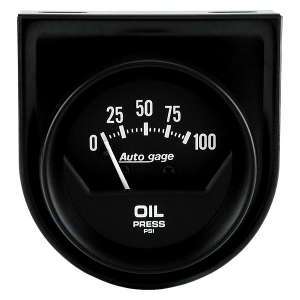 Auto Meter® - Auto Gage Series 2-1/16" Oil Pressure Gauge, 0-100 PSI