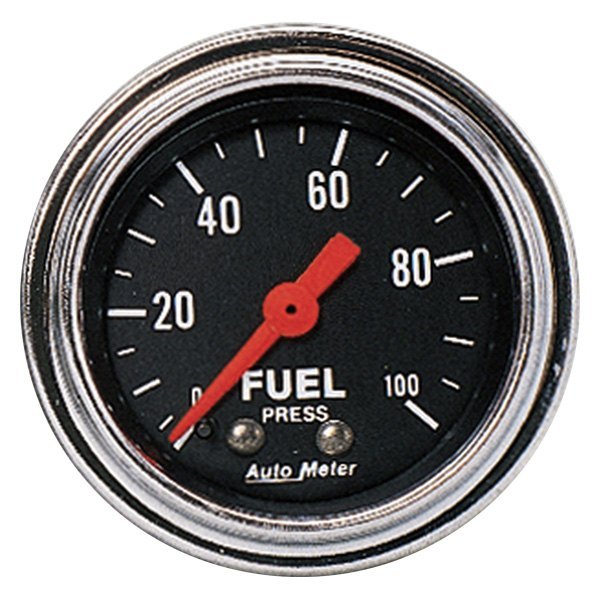 Auto Meter® - Traditional Chrome Series 2-1/16" Fuel Pressure Gauge, 0-100 PSI