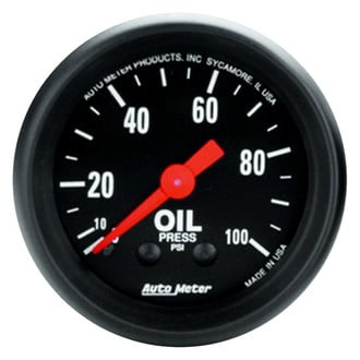 Auto Meter® - Z-Series Oil Pressure Gauges