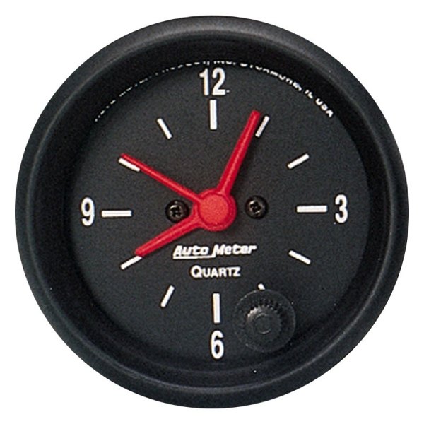 Auto Meter® - Z-Series 2-1/16" Clock Gauge, 12 Hour
