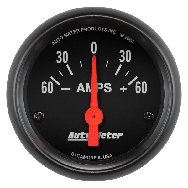 Auto Meter® - Z-Series 2-1/16" Ammeter Gauge, 60A