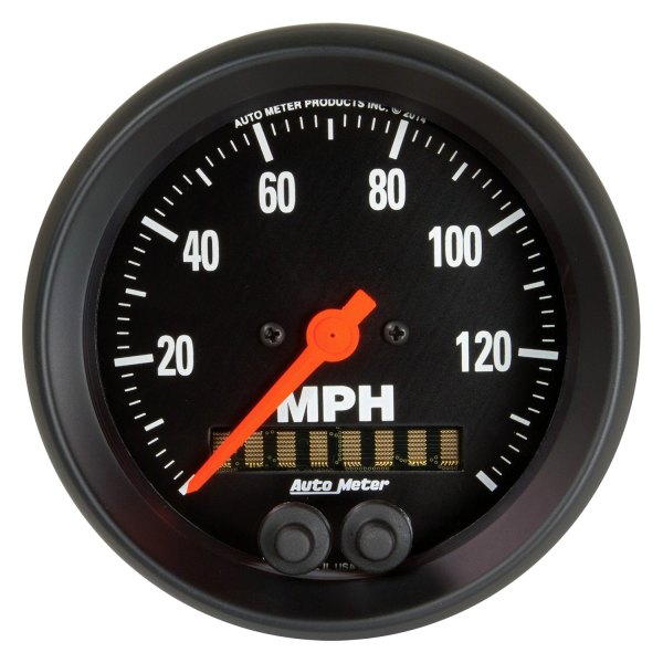 Auto Meter® - Z-Series 3-3/8" GPS Speedometer Gauge, 0-140 MPH