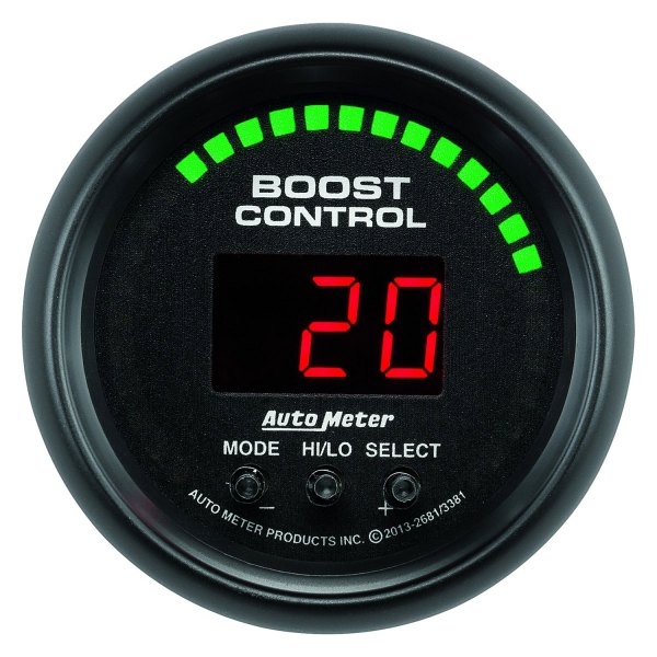 Auto Meter® - Z-Series 2-1/16" Boost Controller Gauge, 30 In Hg/30 PSI