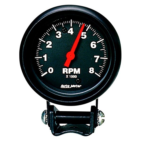Auto Meter® - Z-Series 2-5/8" Pedestal Tachometer Gauge, 0-8,000 RPM