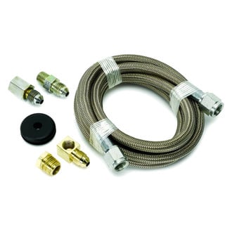 Auto Meter® - Braided Stainless Steel Line Kit