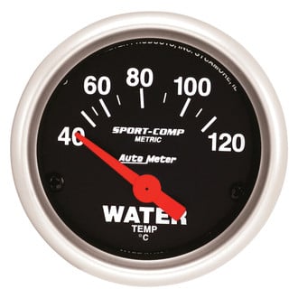 Auto Meter® - Sport-Comp Series 2-1/16" Water Temperature Gauge, 40-120 C