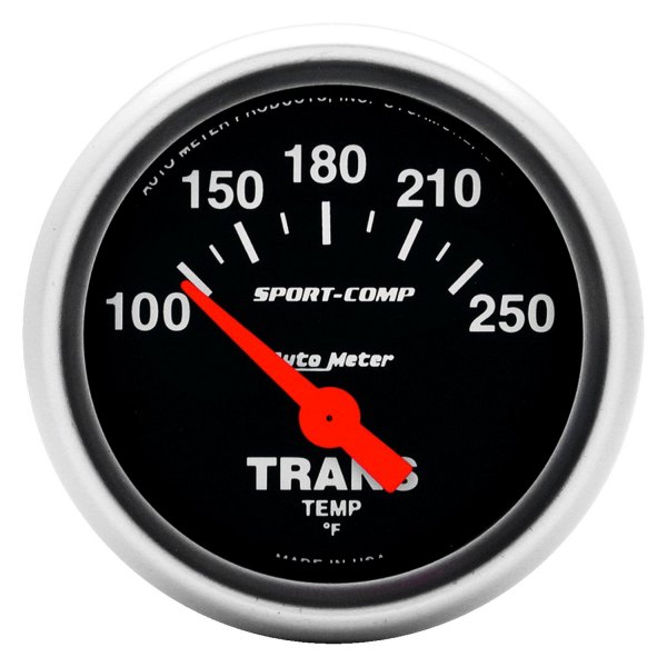 Auto Meter® - Sport-Comp Series 2-1/16" Transmission Temperature Gauge, 100-250 F