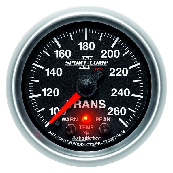 Auto Meter® - Sport-Comp II Series 2-1/16" Transmission Temperature Gauge, 100-260 F