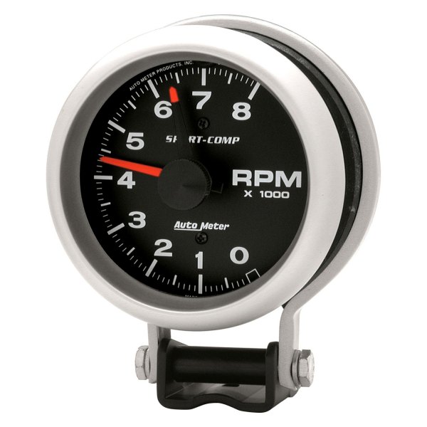 Auto Meter® - Sport-Comp Series 3-3/4" Pedestal Tachometer Gauge, 0-8,000 RPM