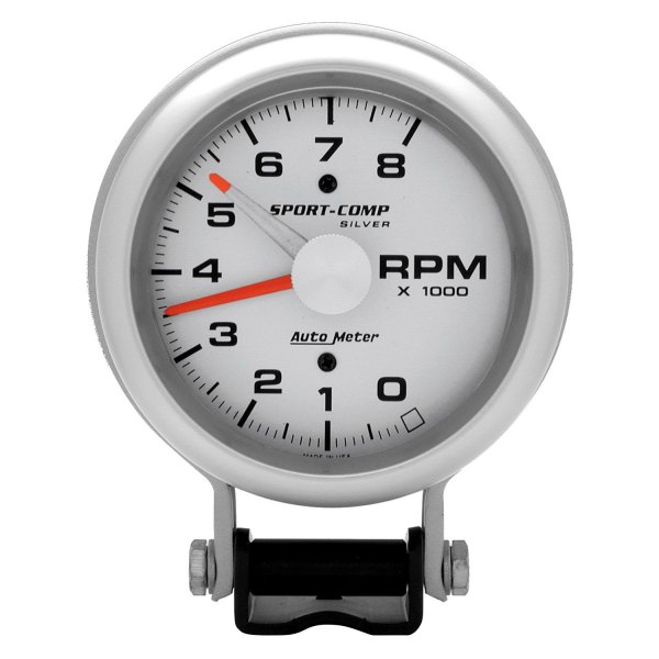 Auto Meter® - Ultra-Lite Series 3-3/4" Pedestal Tachometer Gauge, 0-8,000 RPM