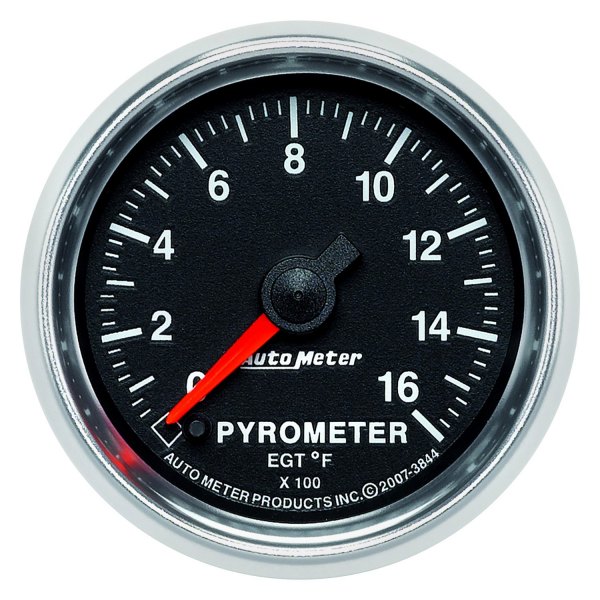 Auto Meter® - GS Series 2-1/16" EGT Pyrometer Gauge, 0-1600 F