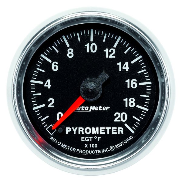 Auto Meter® - GS Series 2-1/16" EGT Pyrometer Gauge, 0-2000 F