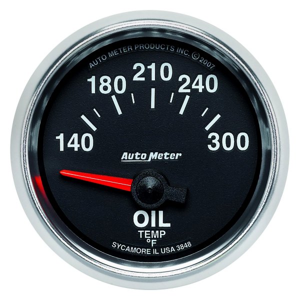 Auto Meter® - GS Series 2-1/16" Oil Temperature Gauge, 140-300 F