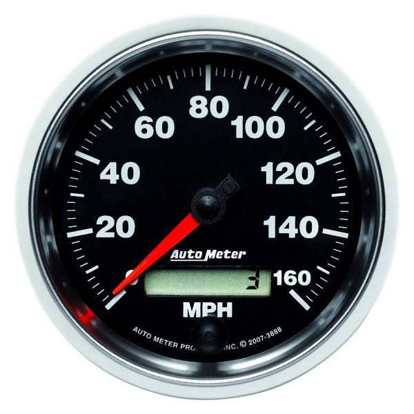 Auto Meter® - GS Series 3-3/8" Speedometer Gauge, 0-160 MPH