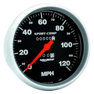 Auto Meter® - Sport-Comp Series 5" Speedometer Gauge, 0-120 MPH