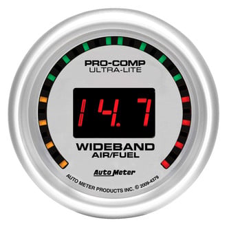 Auto Meter® 4379 - Ultra-Lite Digital Series 2-1/16" Wideband Air/Fuel Ratio Gauge, 10:1-17:1 AFR