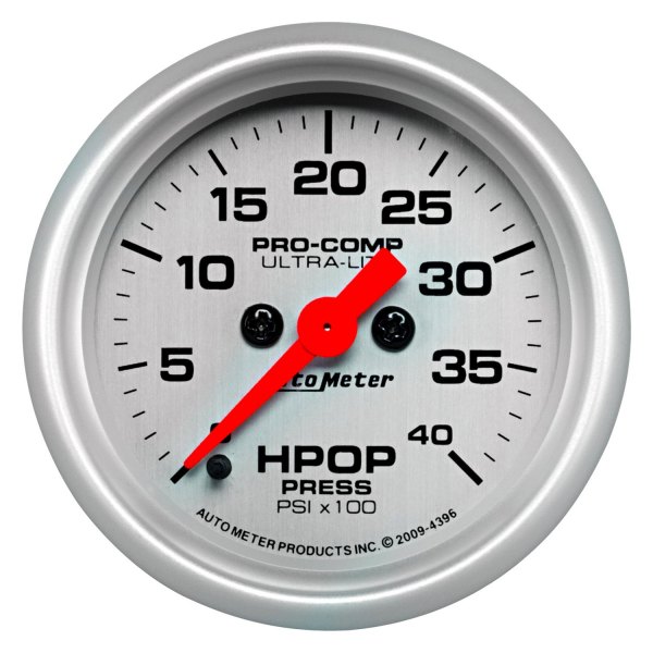 Auto Meter® - Ultra-Lite Series 2-1/16" HPOP Pressure Gauge, 0-4K PSI
