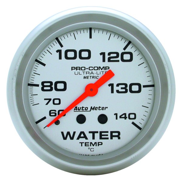 Auto Meter® - Ultra-Lite Series 2-5/8" Water Temperature Gauge, 60-140 C
