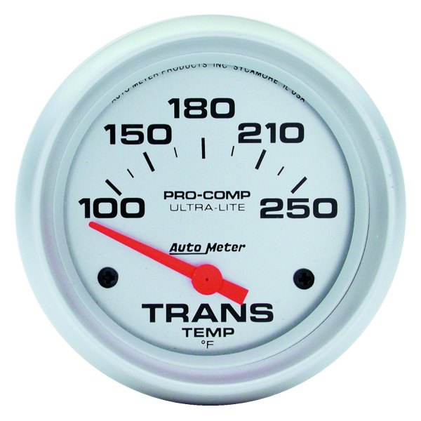 Auto Meter® - Ultra-Lite Series 2-5/8" Transmission Temperature Gauge, 100-250 F