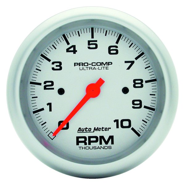 Auto Meter® - Ultra-Lite Series 3-3/8" In-Dash Tachometer Gauge, 0-10,000 RPM