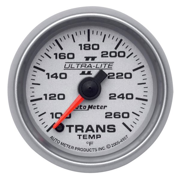 Auto Meter® - Ultra-Lite II Series 2-1/16" Transmission Temperature Gauge, 100-260 F