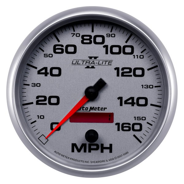 Auto Meter® - Ultra-Lite II Series 5" Speedometer Gauge, 0-160 MPH
