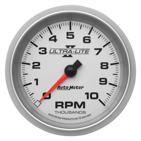 Auto Meter® - Ultra-Lite II Series 3-3/8" In-Dash Tachometer Gauge, 0-10,000 RPM
