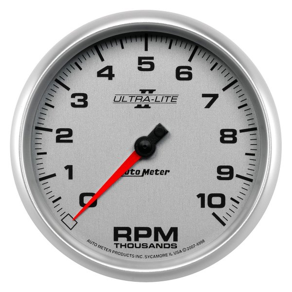 Auto Meter® - Ultra-Lite II Series 5" In-Dash Tachometer Gauge, 0-10,000 RPM