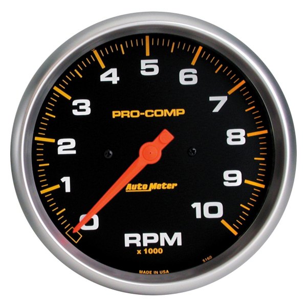 Auto Meter® - Pro-Comp Series 5" In-Dash Tachometer Gauge, 0-10,000 RPM