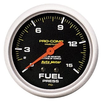 Auto Meter® 5411 - Pro-Comp Series 2-5/8" Fuel Pressure Gauge, 0-15 PSI