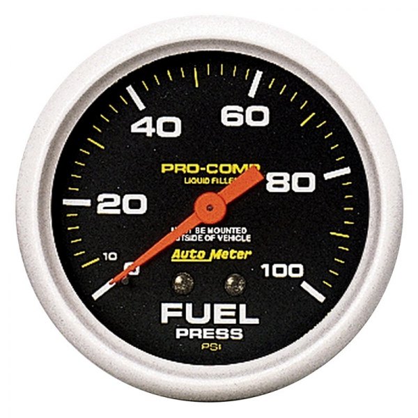 Auto Meter® - Pro-Comp Series 2-5/8" Fuel Pressure Gauge, 0-100 PSI
