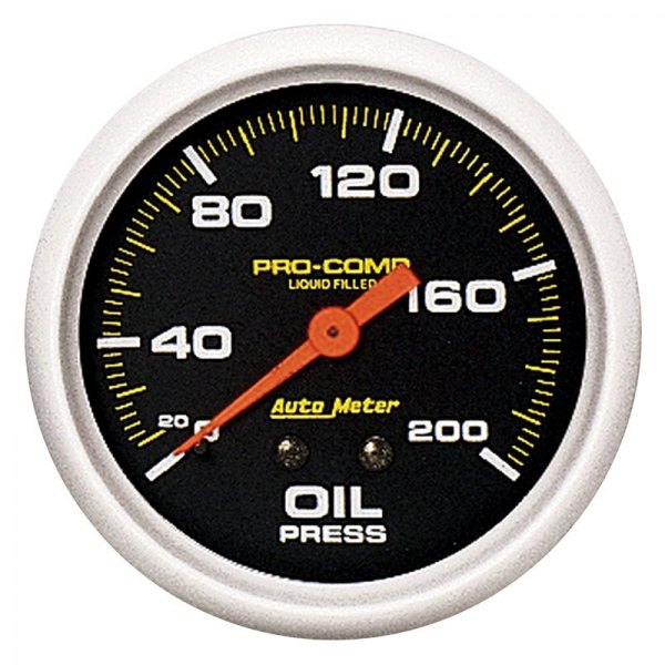 Auto Meter® - Pro-Comp Series 2-5/8" Oil Pressure Gauge, 0-200 PSI