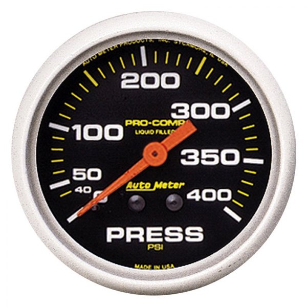 Auto Meter® - Pro-Comp Series 2-5/8" Pressure Gauge, 0-400 PSI