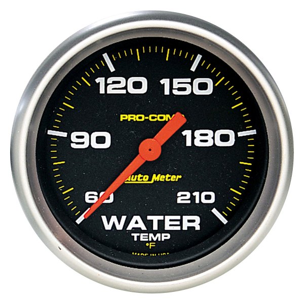 Auto Meter® - Pro-Comp Series 2-5/8" Water Temperature Gauge, 60-210 F